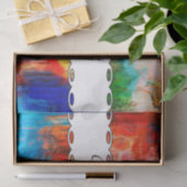 Kleurrijke textuur tissuepapier (Geschenk)