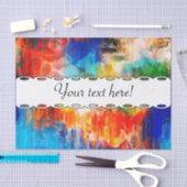 Kleurrijke textuur tissuepapier (Craft)