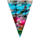 Kleurrijke textuur vlaggetjes (Eerste vlag)