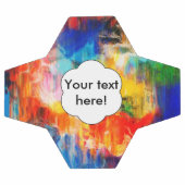 Kleurrijke textuur voetbal (Enkel)