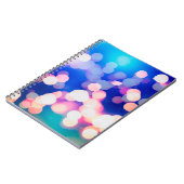 Kleurrijke textuur, wazig achtergrondabstract, kun notitieboek (Linkerzijde)