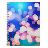 Kleurrijke textuur, wazig achtergrondabstract, kun notitieboek (Voorkant)