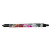 Kleurrijke textuur zwarte inkt pen (Voorkant)