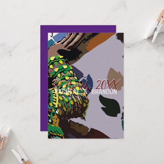 kleurrijke Thaise cultuur reus op de rivier de Cha Kaart (Voorkant / Achterkant in situ)