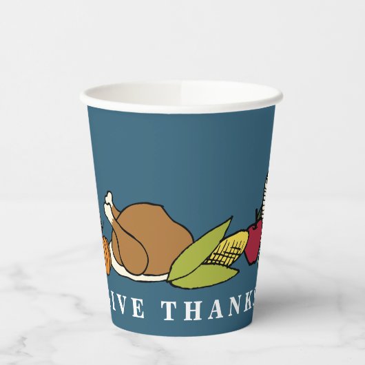 Kleurrijke Thanksgiving GEEF BEDANKT feestartikel  Papieren Bekers (Links)