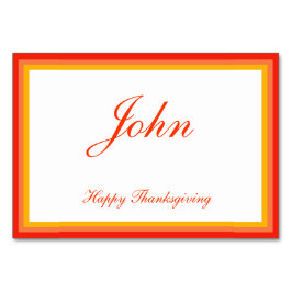 Kleurrijke Thanksgiving Plaatskenmerken Kaart