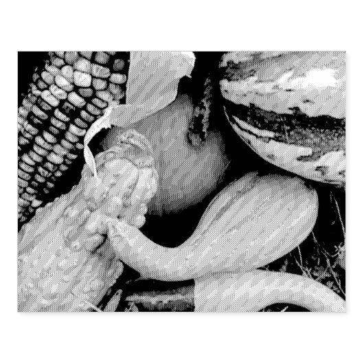 kleurrijke Thanksgiving Rubberstempel (Afrduk)