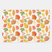 Kleurrijke Thanksgiving set van 3 Inpakpapier Vel (Voorkant)