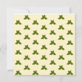 Kleurrijke  theebeker | Green Birthday Tea Party Kaart (Achterkant)