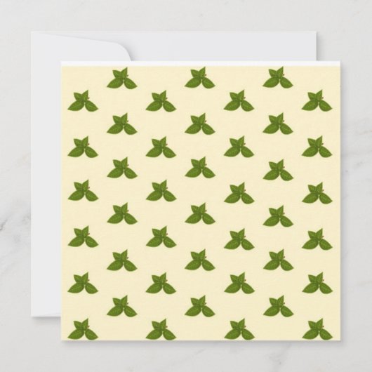 Kleurrijke  theebeker | Green Birthday Tea Party Kaart (Achterkant)