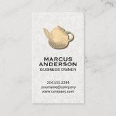 kleurrijke theepot | Japans papier Visitekaartje (Voorkant)