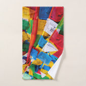 Kleurrijke Tibetaanse gebeddenvlaggen - Tibet Bad Handdoek (Handdoek)