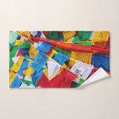 Kleurrijke Tibetaanse gebeddenvlaggen - Tibet Bad Handdoek (Handdoek)