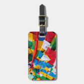 Kleurrijke Tibetaanse gebeddenvlaggen - Tibet Bagagelabel (Voorkant verticaal)