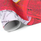 Kleurrijke Tibetaanse gebeddenvlaggen - Tibet Cadeaupapier (Rol Hoek)