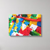 Kleurrijke Tibetaanse gebeddenvlaggen - Tibet Canvas Afdruk (Voorkant)