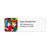 Kleurrijke Tibetaanse gebeddenvlaggen - Tibet Etiket (Voorkant)