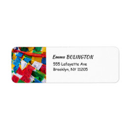 Kleurrijke Tibetaanse gebeddenvlaggen - Tibet Etiket