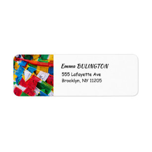 Kleurrijke Tibetaanse gebeddenvlaggen - Tibet Etiket