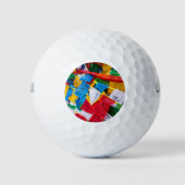 Kleurrijke Tibetaanse gebeddenvlaggen - Tibet Golfballen (Voorkant)