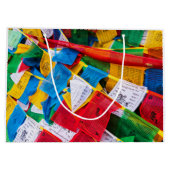 Kleurrijke Tibetaanse gebeddenvlaggen - Tibet Groot Cadeauzakje (Achterkant)