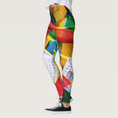 Kleurrijke Tibetaanse gebeddenvlaggen - Tibet Leggings (Links)