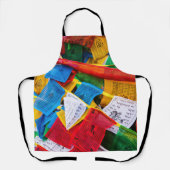 Kleurrijke Tibetaanse gebeddenvlaggen - Tibet Schort (Voorkant)