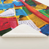 Kleurrijke Tibetaanse gebeddenvlaggen - Tibet Sherpa Deken (3/4)