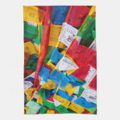 Kleurrijke Tibetaanse gebeddenvlaggen - Tibet Theedoek (Verticaal)