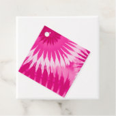 Kleurrijke Tie Dye Art Gift Labels (In situ)