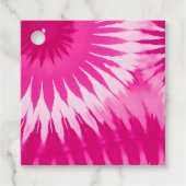 Kleurrijke Tie Dye Art Gift Labels (Voorkant)