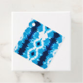 Kleurrijke Tie Dye Art Gift Labels (In situ)