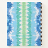 Kleurrijke Tie Dye Art Spiral Notitieboek (Achterkant)