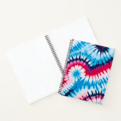 Kleurrijke Tie Dye Art Spiral Notitieboek (Binnen)