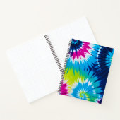 Kleurrijke Tie Dye Art Spiral Notitieboek (Binnen)