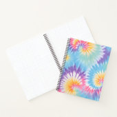 Kleurrijke Tie Dye Art Spiral Notitieboek (Binnen)