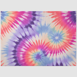 Kleurrijke Tie Dye Art Tissue Papier