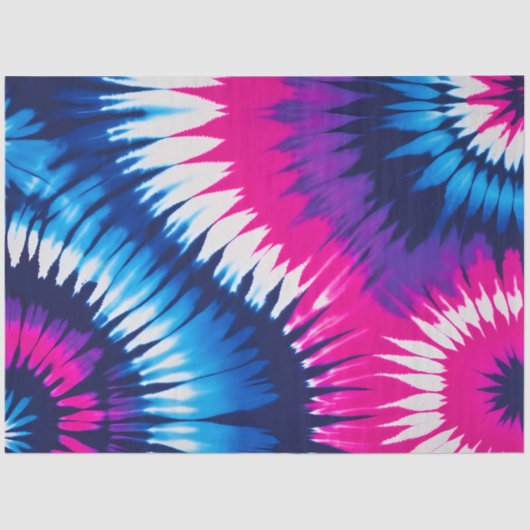 Kleurrijke Tie Dye Art Tissue Papier (Voorkant)