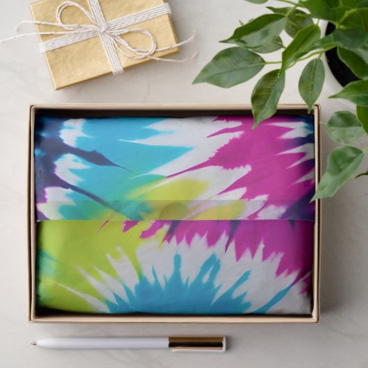 Kleurrijke Tie Dye Art Tissue Papier (Geschenk)