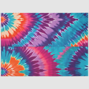 Kleurrijke Tie Dye Art Tissue Papier