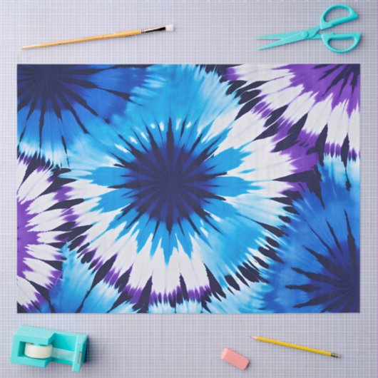 Kleurrijke Tie Dye Art Tissue Papier (Craft)