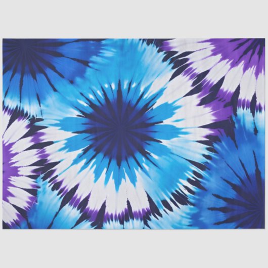 Kleurrijke Tie Dye Art Tissue Papier (Voorkant)