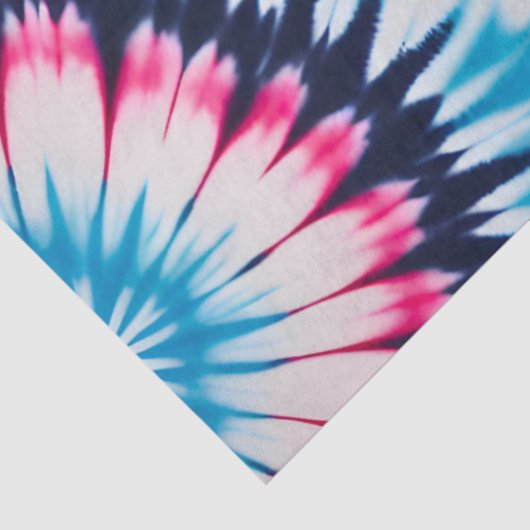Kleurrijke Tie Dye Art Tissue Papier (Detail)