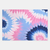 Kleurrijke Tie Dye Art Wrapping Paper Sheets (Voorkant)