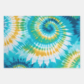 Kleurrijke Tie Dye Art Wrapping Paper Sheets (Voorkant 2)