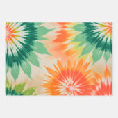 Kleurrijke Tie Dye Art Wrapping Paper Sheets (Voorkant)