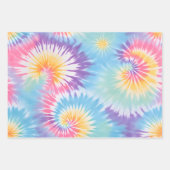 Kleurrijke Tie Dye Art Wrapping Paper Sheets (Voorkant 2)