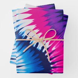 Kleurrijke Tie Dye Art Wrapping Paper Sheets