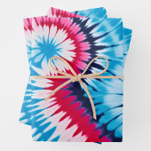 Kleurrijke Tie Dye Art Wrapping Paper Sheets