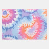 Kleurrijke Tie Dye Art Wrapping Paper Sheets (Voorkant)